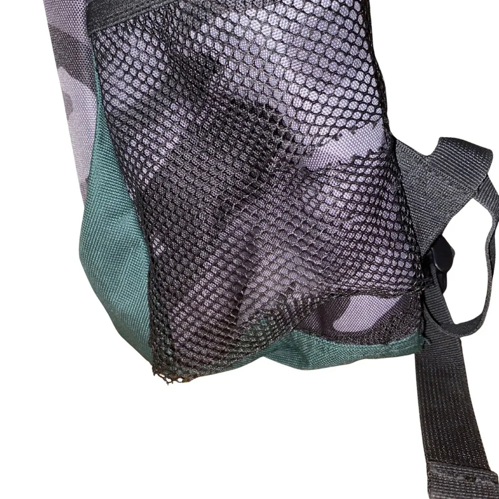 Michigan State Spartans Camo Backpack Green‎ Black Logo School Bag Preowned